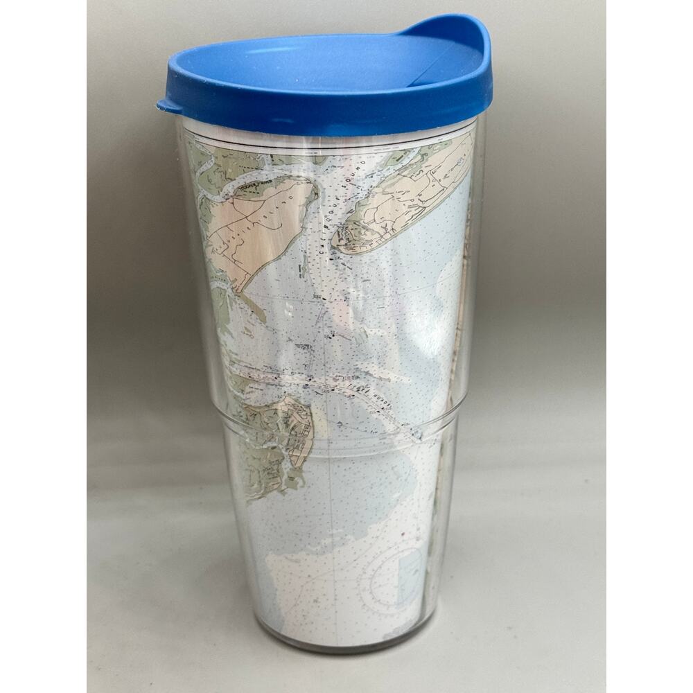 Tervis 24oz SAVANNAH RIVER and WASSAW SOUND Map Travel Tumnbler - Picture 3 of 5